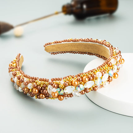 Bandeau baroque en cristal