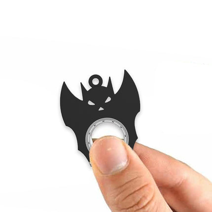Porte-clés créatif Fidget Spinner en forme de chauve-souris, de démon et de fantôme