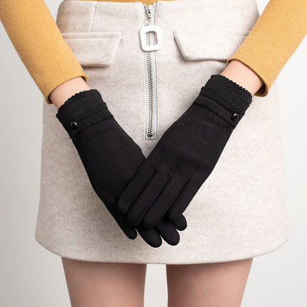 Gants thermiques en polaire pour l'équitation d'hiver