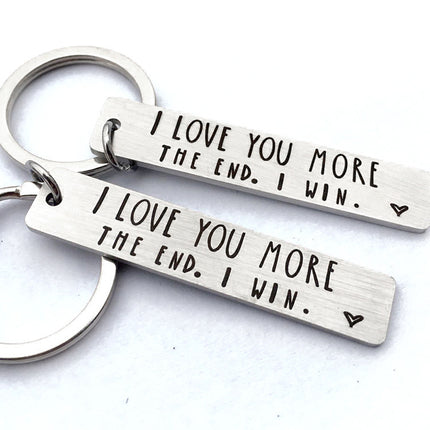 Stainless Steel  Valentine's Day Gift Keychain