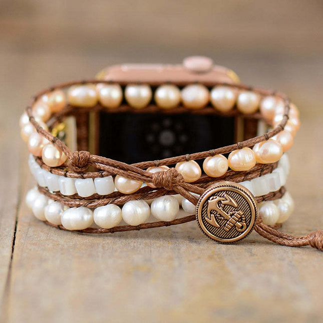 Bracelet en perles fait main pour femme