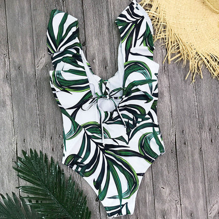 Sexy Ruffle One Piece Swimsuit
