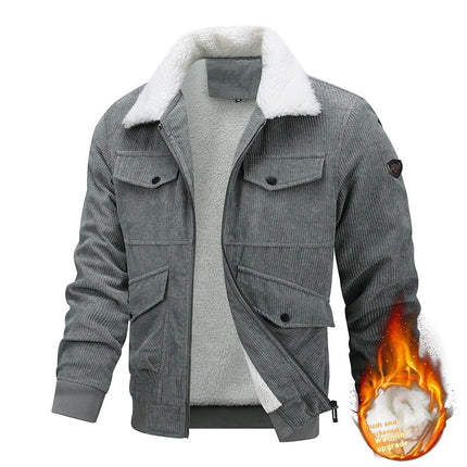 Men's Winter Lapel Fleece Jacket