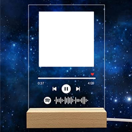 Custom Photo Music Night Light