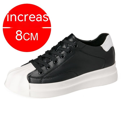 Chaussures pour hommes augmentant la taille avec semelles intérieures invisibles
