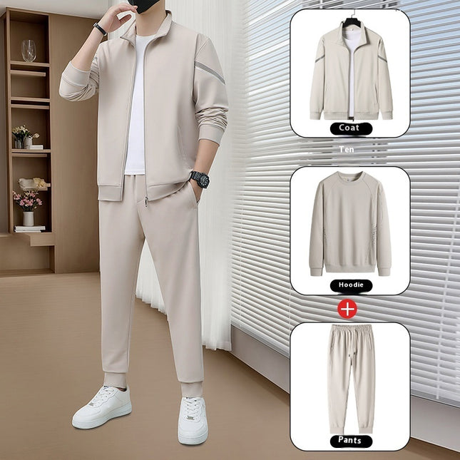 Men's Solid Color Casual Top Suit