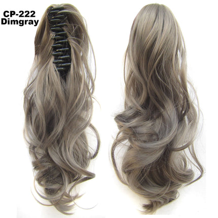Long Wave Ponytail Wrap Around Clip-In Hair Headwear