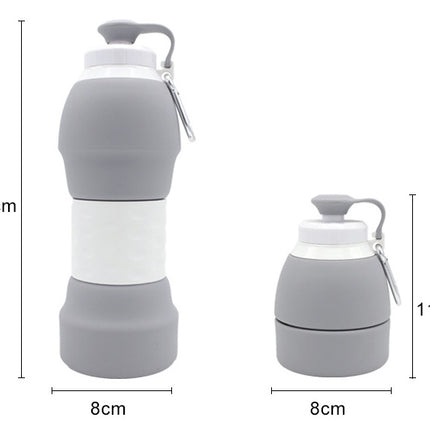 Bouteille d'eau pliable en silicone
