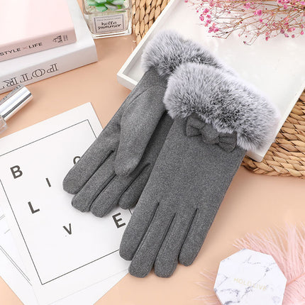 Gants chauds et épais pour cyclisme en plein air pour femmes