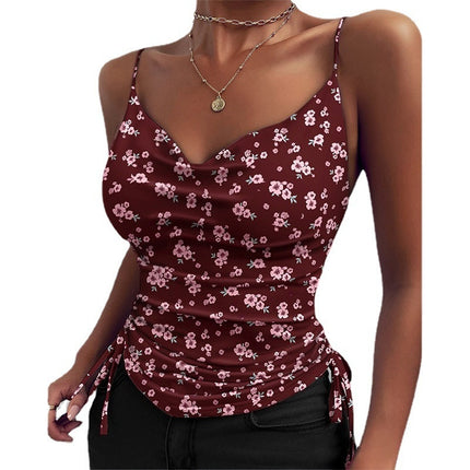 Spaghetti Strap V-Neck Camisole Top
