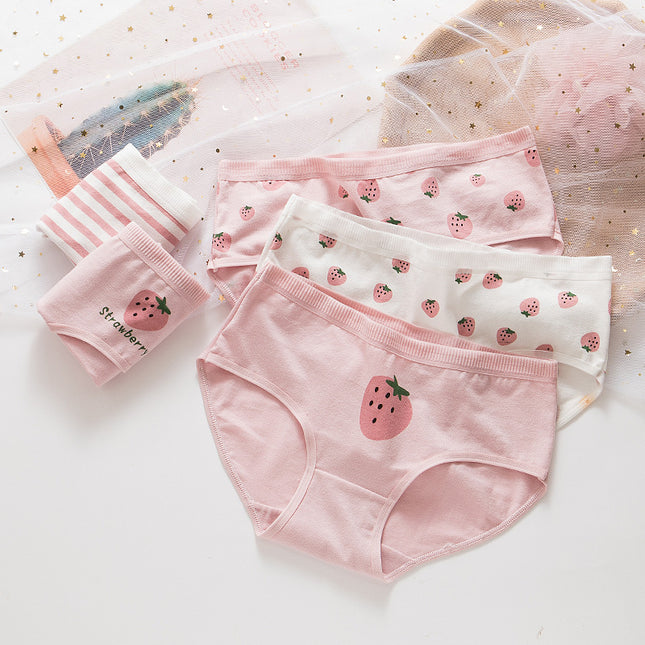Sous-vêtements mignons en coton pour filles