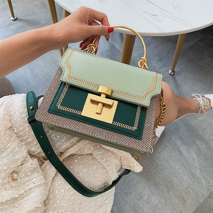 Sac à bandoulière à chaîne texturé tendance pour plus de style