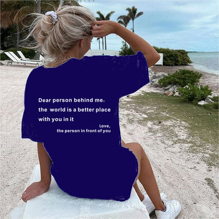 New Fashion Womens Letter T-Shirt