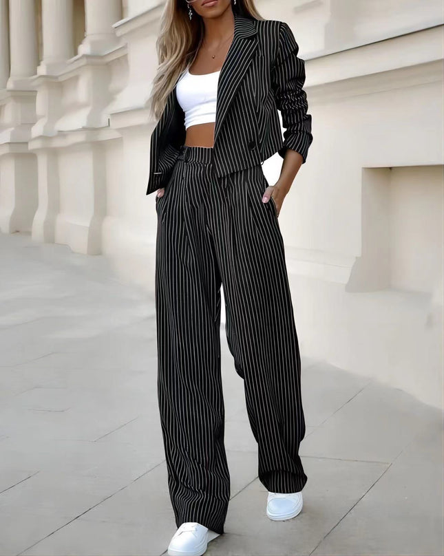 Fashion Striped Suit