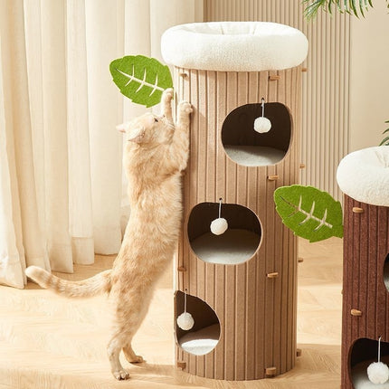 Nid en feutre pour griffoir de chat