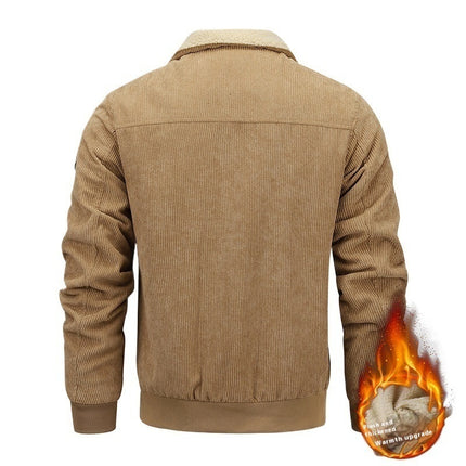 Men's Winter Lapel Fleece Jacket