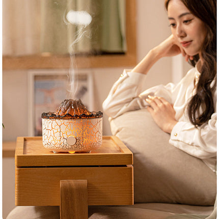 Volcano Jellyfish Flame Humidifier Aromatherapy Diffuser