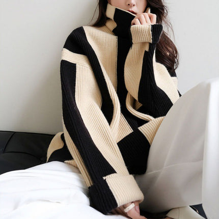 Idle Style Turtleneck Pullover Sweater