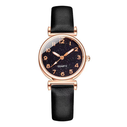 Montre à quartz avec bracelet en forme de cœur