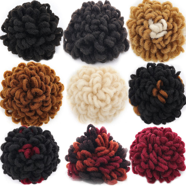 African Wig Bun Hair Bag