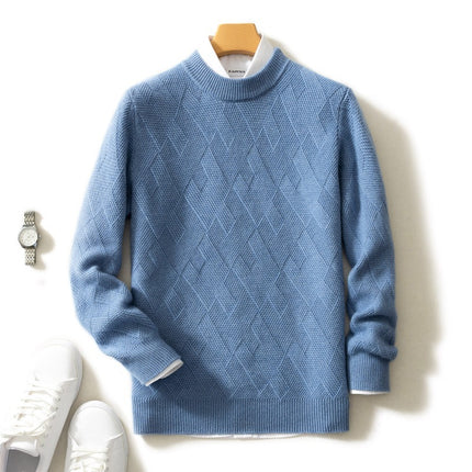 Pull en cachemire épais pour homme