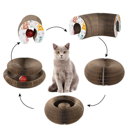 Griffoir pliable en carton pour chat