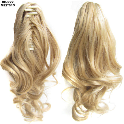 Long Wave Ponytail Wrap Around Clip-In Hair Headwear