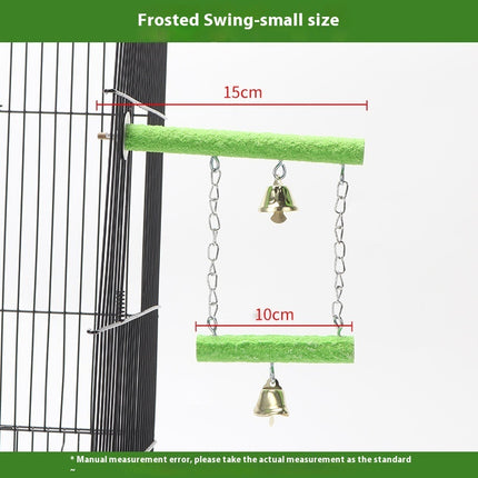 Parrot Solid Wood Stand Rod Swing