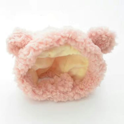 Pet Hat Bear Plush Hood