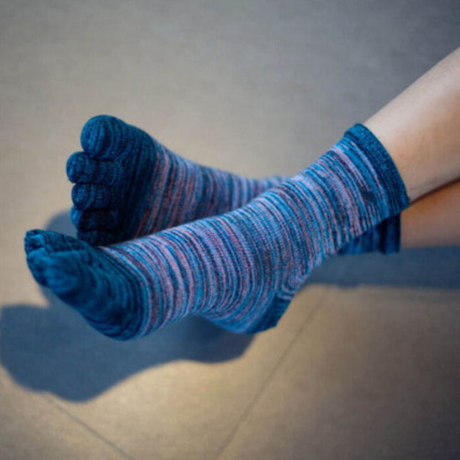 Men's Casual Cotton Toe Socks