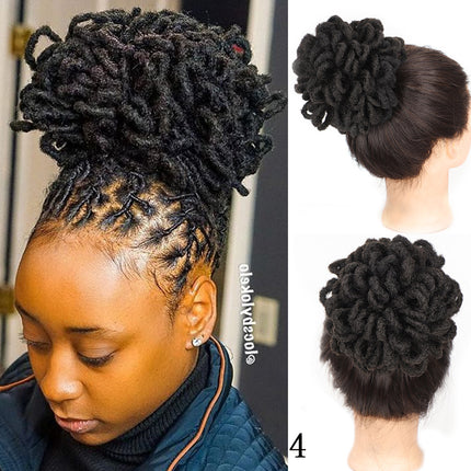 African Wig Bun Hair Bag