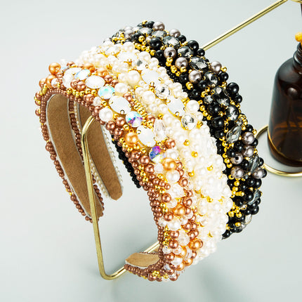 Bandeau baroque en cristal