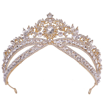 Couronne de mariage, coiffure, bijoux pour cheveux