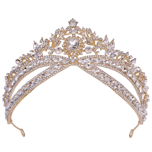 Couronne de mariage, coiffure, bijoux pour cheveux
