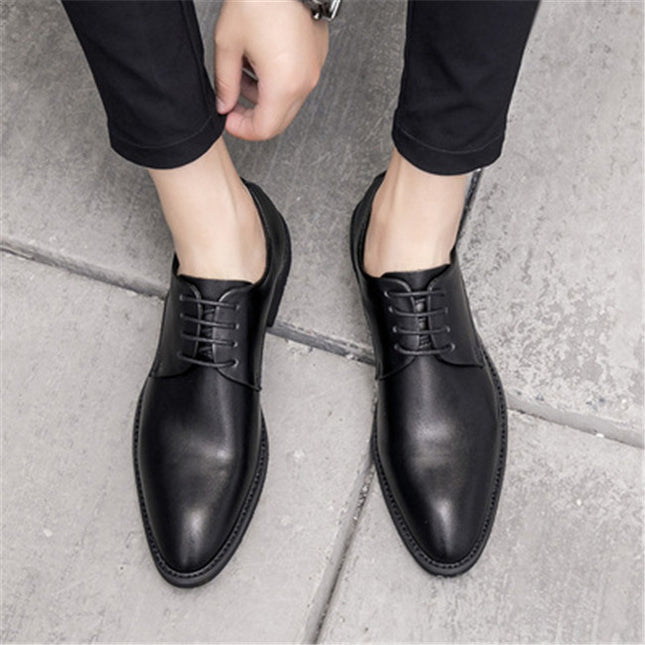 Classic Leather Casual Shoes - Ordinary Style