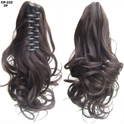 Long Wave Ponytail Wrap Around Clip-In Hair Headwear