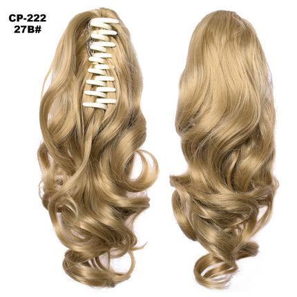Long Wave Ponytail Wrap Around Clip-In Hair Headwear