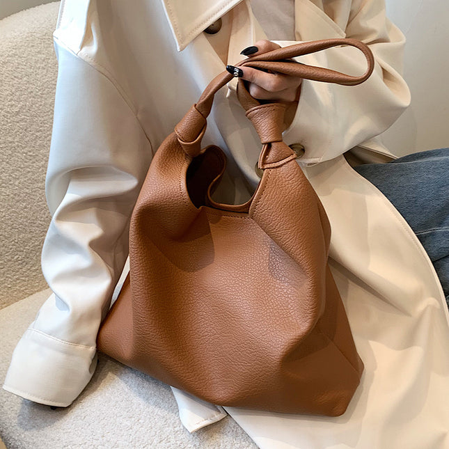 Sacs à main en cuir PU tendance à bandoulière avec grand compartiment