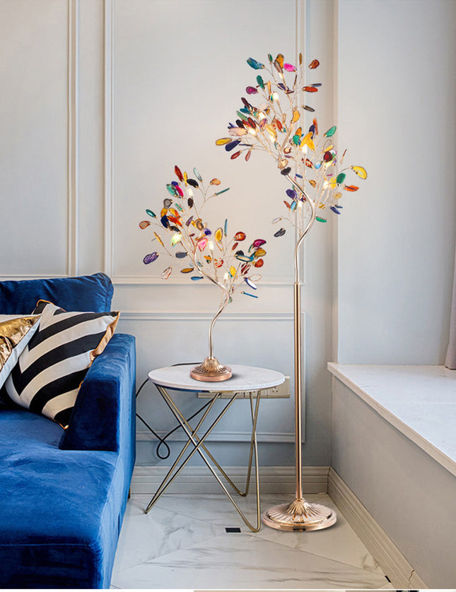 Nordic Agate Tree Branch Floor Lamp