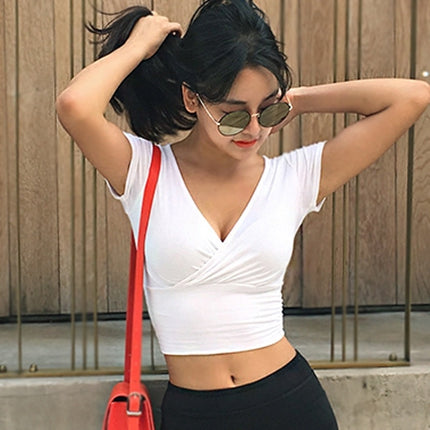 Tight-fitting Cotton Crop Top