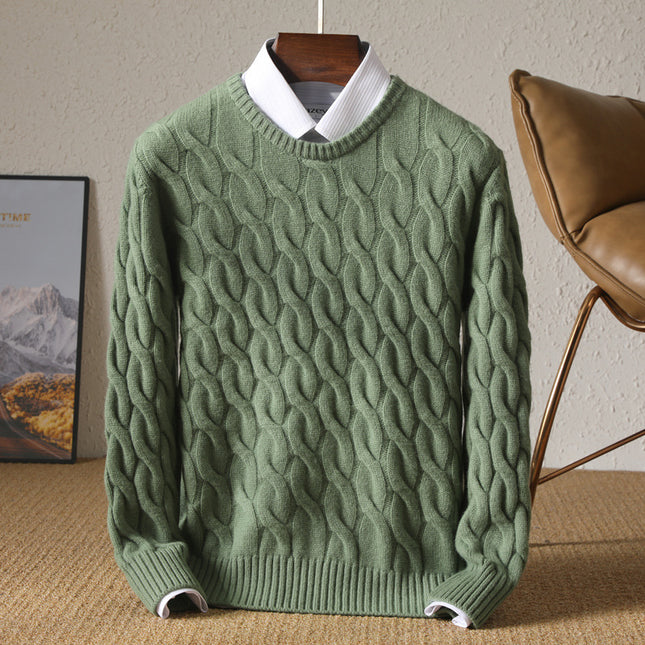 Men's Round Neck Casual Sweater