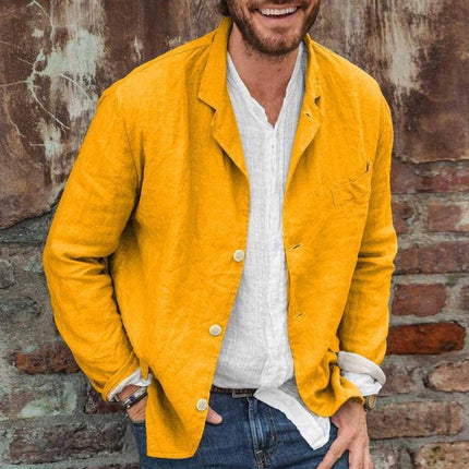 Casual Cotton And Linen Loose Shirt