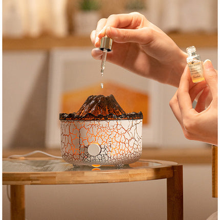 Volcano Jellyfish Flame Humidifier Aromatherapy Diffuser