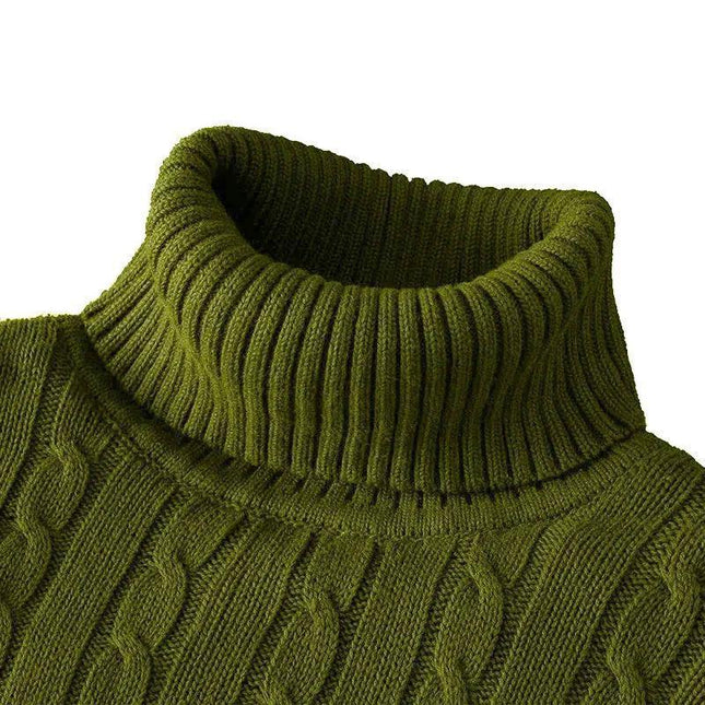 Twist Knitted Slim Fit Pullover