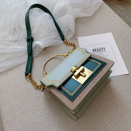 Sac à bandoulière à chaîne texturé tendance pour plus de style