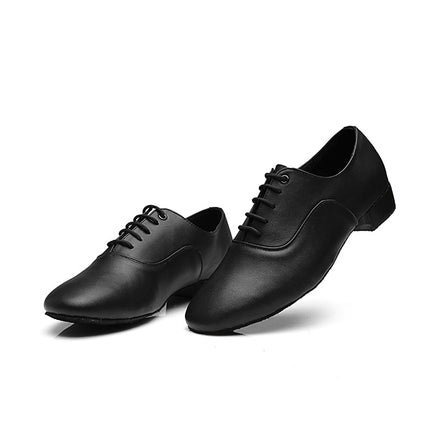 Men's Leather Dance Shoes Soft Bottom Latin & Standard