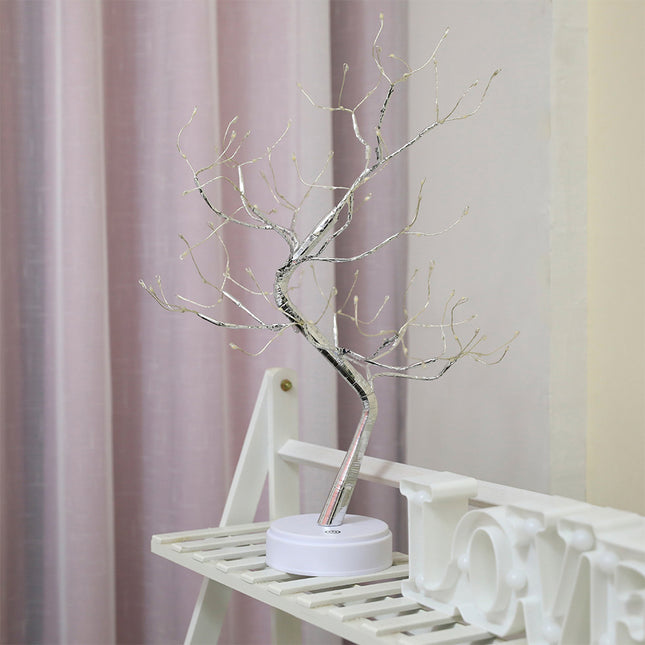 Nouvelle lampe LED en fil de cuivre avec ciel étoilé et lumière colorée pour arbre à riz