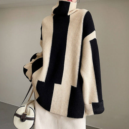 Idle Style Turtleneck Pullover Sweater