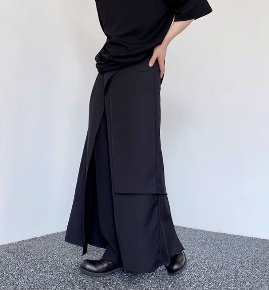 Multi-Layered Irregular Large Skirt Cape