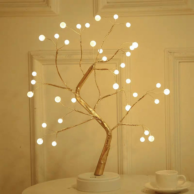 LED Copper Wire Bedroom Light